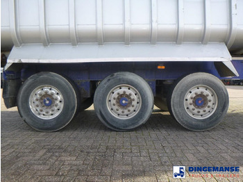 Semi-remorque benne Fruehauf Tipper trailer alu 35 m3 + tarpaulin: photos 5