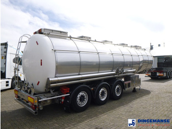 Semi-remorque citerne Parcisa Chemical tank inox L4BH 37.5 / 1 comp: photos 4