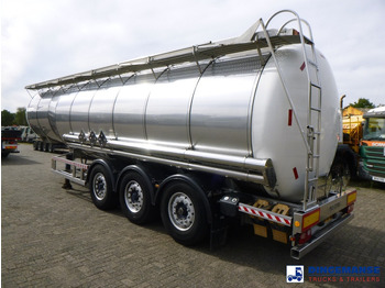 Semi-remorque citerne Parcisa Chemical tank inox L4BH 37.5 / 1 comp: photos 3
