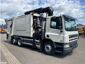 Benne à ordures ménagères DAF FAN 75 CF 250 Hiab 21 Tonmeter laadkraan + weegsysteem: photos 3
