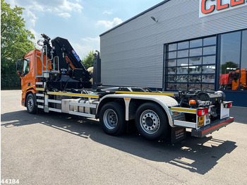 Camion ampliroll, Camion grue DAF FAN XD 450 Euro 6 HMF 23 Tonmeter laadkraan: photos 4