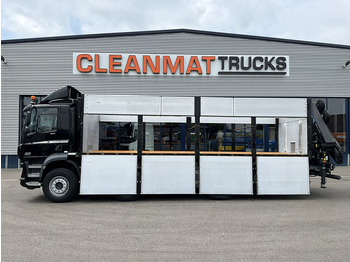Camion benne, Camion grue DAF FAX CF 480 Euro 6 HMF 21 Tonmeter laadkraan: photos 2