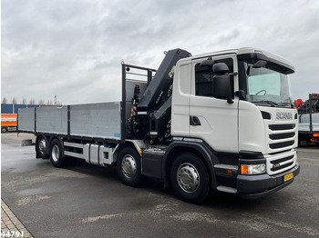 Camion grue Scania G 450 8x2 Euro 6 Hiab 32 Tonmeter laadkraan Just 114.221 km!: photos 5