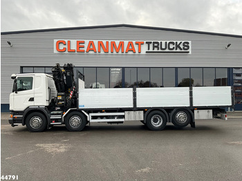 Camion grue Scania G 450 8x2 Euro 6 Hiab 32 Tonmeter laadkraan Just 114.221 km!: photos 3