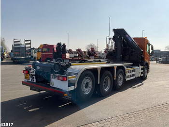 Camion ampliroll, Camion grue Volvo FM 420 8x2 HMF 28 Tonmeter laadkraan: photos 4