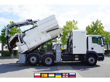 Camion hydrocureur MAN TGM 26.340