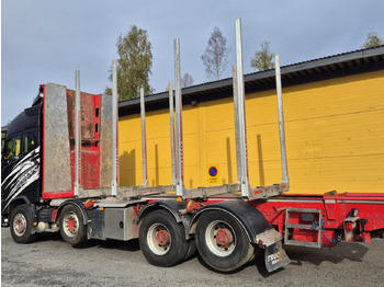 Camion grue pour transport de bois VOLVO FH 750 8x4 / 2 lifted axles / timber truck: photos 2