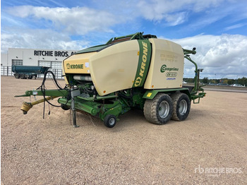 Presse à balles rondes 2012 Krone Comprima CV150XC Presse Enrubanneuse 2 Essieux T/A Round Baler: photos 2