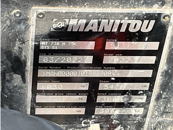 Chariot télescopique 2022 Manitou MT730H Telehandler: photos 2