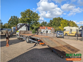 Camion plateau, Camion grue Mercedes-Benz Actros 1831 Sleepcab Euro2 MKG HLK80 3360KG - Air Suspension - Loading Ramp  (V796): photos 4
