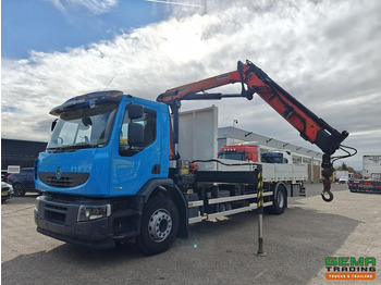 Camion plateau RENAULT Premium 340
