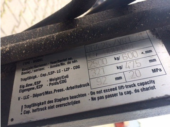 Accessoire pour Matériel de manutention Kooi Fork positioner with Reach forks: photos 5