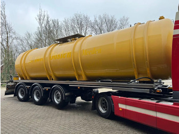 Semi-remorque citerne Burg 36m3 Mestoplegger Geijkte weging Bemonstering 2x stuuras: photos 4