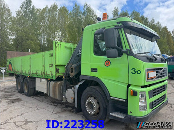 Camion plateau VOLVO 300HP 6x2 + HIAB 144B -3 CL: photos 4