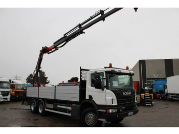 Camion grue Scania P410 + atlas 190 4x hydrolic + 6x4 remote + EURO 6 + SPRING SUSPENSION: photos 3