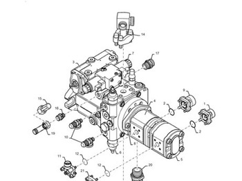 Pompe hydraulique CASE