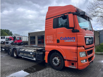 Camion porte-conteneur/ Caisse mobile MAN TGX 26.440 XLX 6X2 EURO 5 - BDF CHASSIS + RETARDER: photos 3