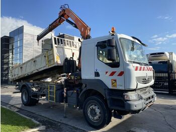 Camion benne, Camion grue Renault Kerax 370 DCI 4X2 MANUAL FULL STEEL RETARDER + F: photos 1