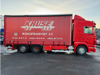 Camion à rideaux coulissants Scania R480 6X2 BIG LOAD LIFT DHOLLANDIA ONLY 550.769 KM: photos 4