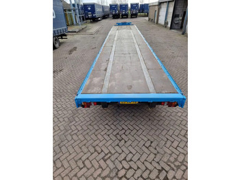 Remorque plateau Van Hool 13.60 M LONG - 1 M HIGH - SUPER SINGLE TIRES - DRUM BRAKES: photos 5 Remorque plateau Van Hool 13.60 M LONG - 1 M HIGH - SUPER SINGLE TIRES - DRUM BRAKES: photos 5