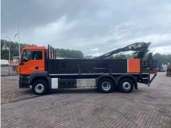 Camion grue MAN TGS 26.320 6x2 Euro 5 met verrijdbare 14.000 R2 Kennis kraan '2008' met stempels: photos 4