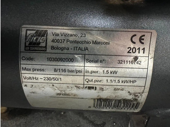 Compresseur d'air Fiac Airmec ECU Olievrije Elektrische Zuigercompressor 1.5 PK 205 L / min 8 Bar: photos 3