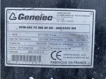 Groupe électrogène Himoinsa HFW 200 Iveco NEF 67 Stamford 200 kVA Silent generatorset: photos 2
