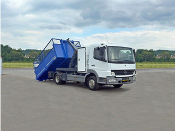 Camion ampliroll Mercedes-Benz 815 * Abrollkipper  + CONTAINER 3,68 m * TOP: photos 2