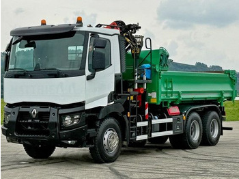 Camion benne, Camion grue Renault C 430 *KIPPER 5,10 m + PK 16001 - K B* 6x4: photos 5