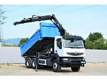 Camion grue RENAULT Kerax 370