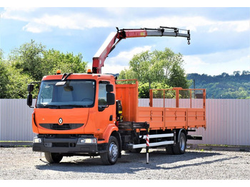 Camion grue Renault MIDLUM 220 DXI *PRITSCHE 7,20m *FASSI F80A.23: photos 2