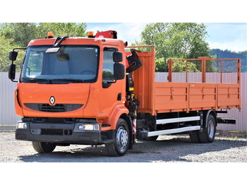 Camion grue Renault MIDLUM 220 DXI *PRITSCHE 7,20m *FASSI F80A.23: photos 4