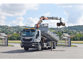 Camion benne, Camion grue Iveco TRAKKER 410: photos 2 Camion benne, Camion grue Iveco TRAKKER 410: photos 2