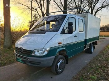 Utilitaire rideaux coulissants (PLSC), Utilitaire double cabine MERCEDES-BENZ Sprinter 413 DOKA P+P: photos 1
