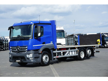 Camion plateau Mercedes-Benz ACTROS / 2543 / ACC / E 6 / PEŁNY ADR / PLATFORMA / ZAWIESIE POD: photos 2