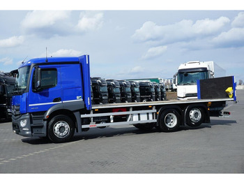 Camion plateau Mercedes-Benz ACTROS / 2543 / ACC / E 6 / PEŁNY ADR / PLATFORMA / ZAWIESIE POD: photos 3