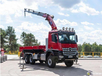 Camion benne, Camion grue Mercedes-Benz AROCS 3345 6x6 HMF 3220 K hds Crane tipper: photos 2 Camion benne, Camion grue Mercedes-Benz AROCS 3345 6x6 HMF 3220 K hds Crane tipper: photos 2