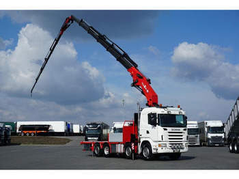 Camion plateau SCANIA G 480