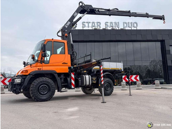 Camion grue, Camion plateau Unimog Mercedes-Benz UNIMOG U300 4x4 HIAB 122 D-3 CRANE Unimog Mercedes-Benz UNIMOG U300 4x4 HIAB 122 D-3 CRANE: photos 2