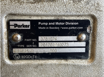 Pompe hydraulique pour Camion PARKER HYDRAULIC PUMP 3781024: photos 3 Pompe hydraulique pour Camion PARKER HYDRAULIC PUMP 3781024: photos 3