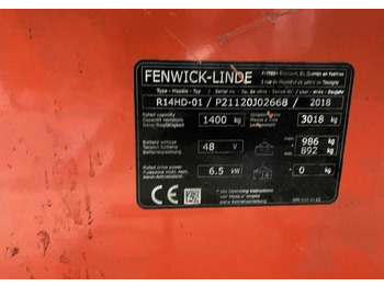 Chariot à mât rétractable Linde R14HD-01: photos 4