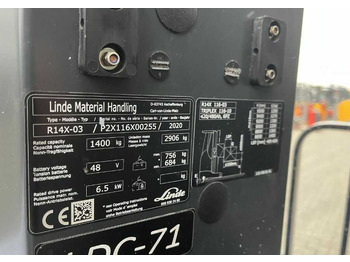 Chariot à mât rétractable Linde R14X-03: photos 4