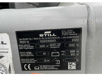 Chariot élévateur électrique Still RX20-16: photos 4 Chariot élévateur électrique Still RX20-16: photos 4