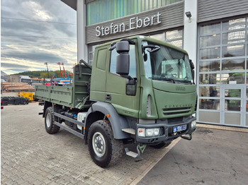 Camion plateau Iveco Eurocargo ML100E22WM-BW 4x4 Pritsche L-Haus Bett: photos 2
