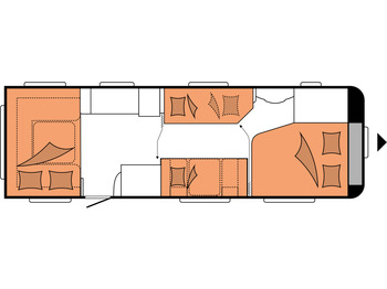 Caravane Hobby PRESTIGE 720 UKFe: photos 2
