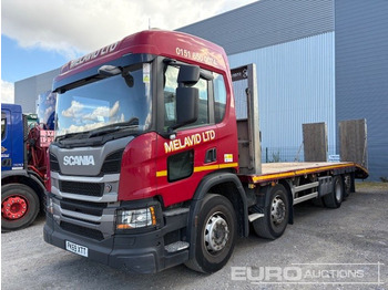 Camion plateau SCANIA P 410