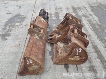 Godet 48" Ditching, 18", 12", 12", 10" Digging Bucket 30-40mm Pin to suit Mini Excavator: photos 2