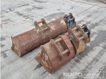 Godet 48" Ditching, 18", 12", 12", 10" Digging Bucket 30-40mm Pin to suit Mini Excavator: photos 3