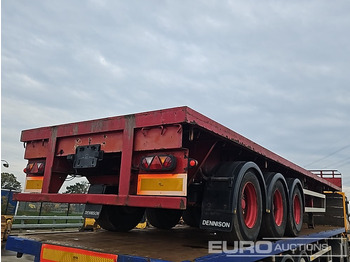 Semi-remorque plateau Dennison Trailers Tri Axle Extendable Flat Bed Trailer: photos 5