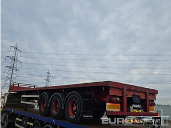 Semi-remorque plateau Dennison Trailers Tri Axle Extendable Flat Bed Trailer: photos 3